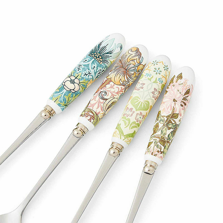 Set de 4 fourchettes à dessert Fleurs et fruits - Morris & Co.