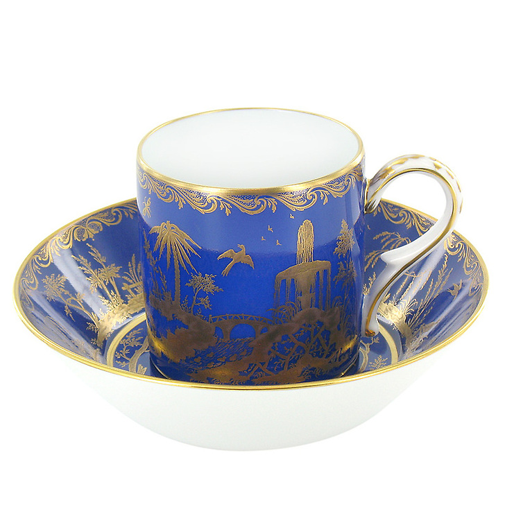 Tasse et Soucoupe "Chinoiserie Bleue"
