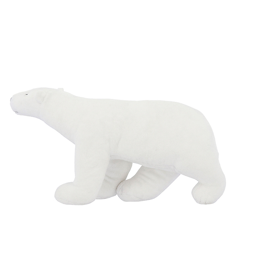 Peluche Ours blanc Pompon - Grand Modèle