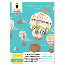 Kit créatif 4 Montgolfières + 4 nuages à créer - Pirouette cacahouète