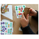 Kit créatif 6 voitures à construire + Stickers - Pirouette cacahouète