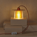 Lampe Amanda - Ambre - Warren & Laetitia