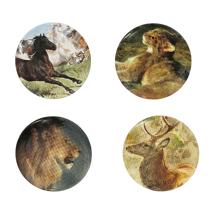 Badge Rosa Bonheur lion