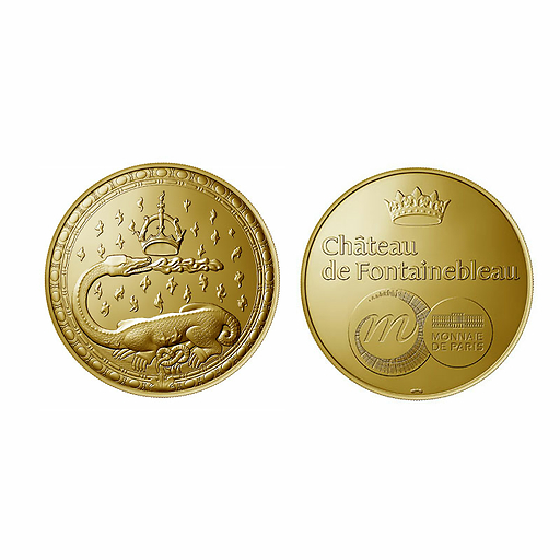 Médaille Salamandre du tympan de la porte Dorée - Château de Fontainebleau - Monnaie de Paris