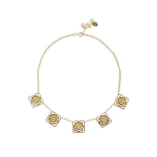 Rosette necklace large model - Medecine Douce