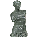 Aphrodite known as the "Venus of Milo" - Bronze