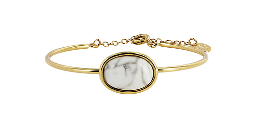 Epure marble bangle bracelet