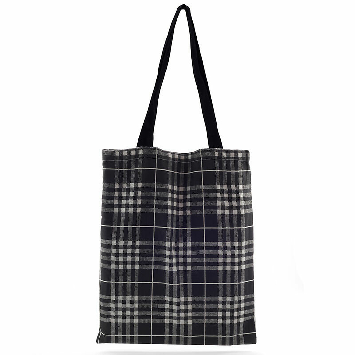 Sac V&A Plaid gris
