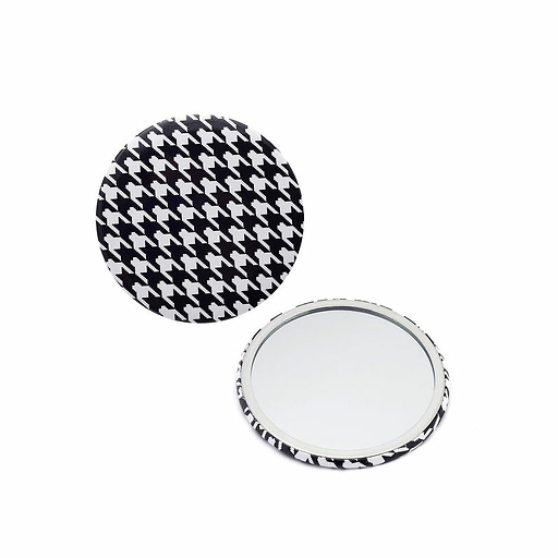 Houndstooth Pocket Mirror