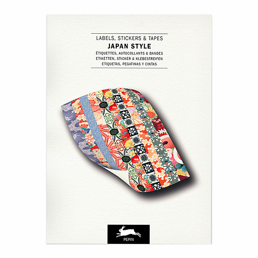 Livret d'étiquettes et d'autocollants Style japonais - The pepin Press