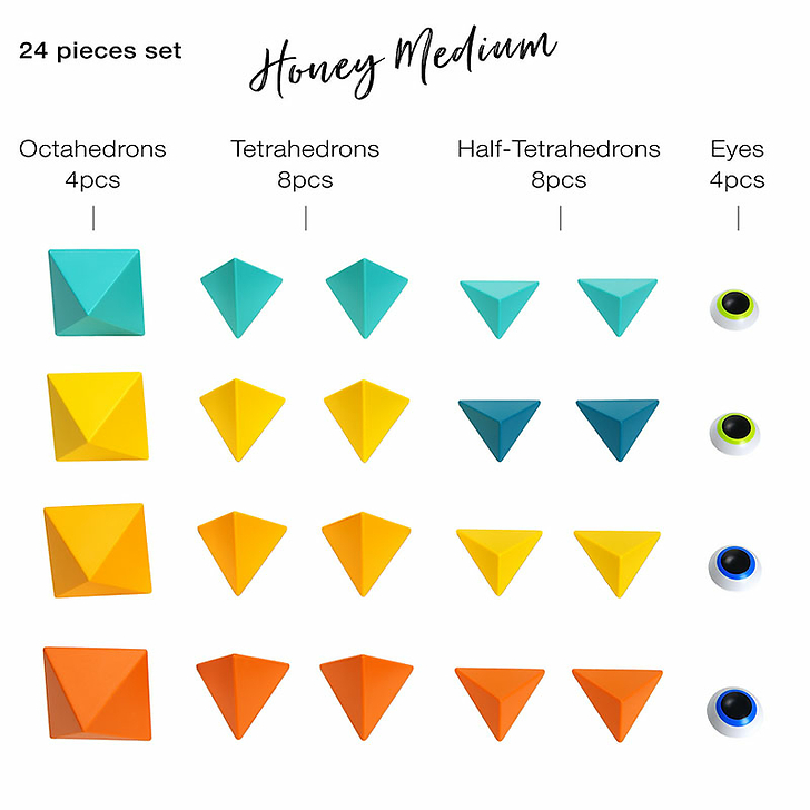 Coffret Ciel Medium 24 pièces - Trido