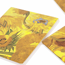 Set of 3 Ceramic Coasters Vincent van Gogh - Sunflowers - Van Gogh Museum Amsterdam®