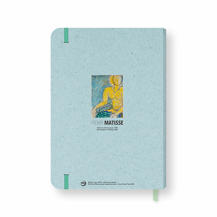 Notebook with Elastic Band Henri Matisse - Katia in a yellow dress, 1951