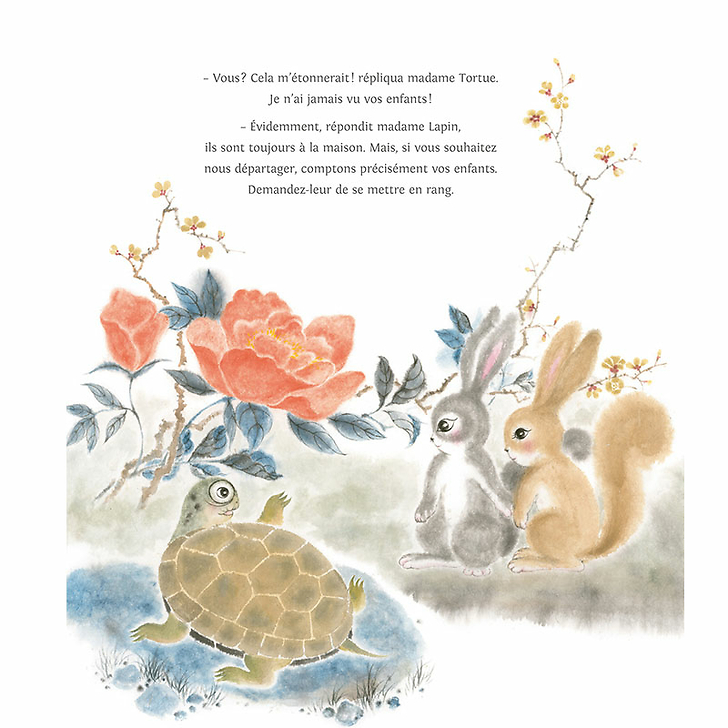 Les lapins et la tortue