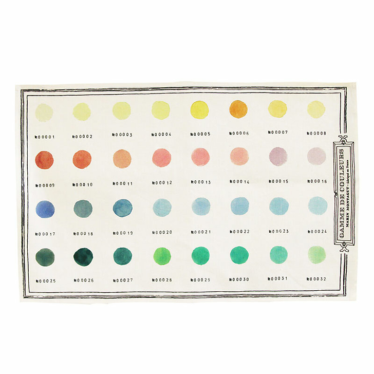 Torchon Gamme de couleurs Marin Montagut - 60x40 cm