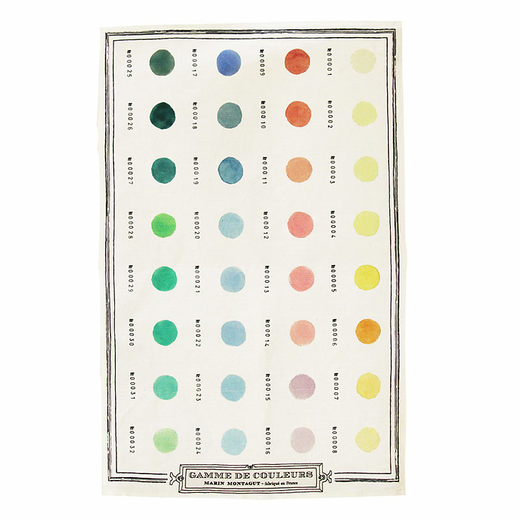 Torchon Gamme de couleurs Marin Montagut - 60x40 cm