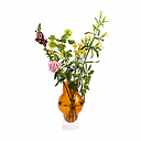 Vase tube Bulle - Ambre