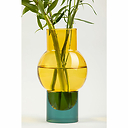 Vase tube Bulle - Jaune