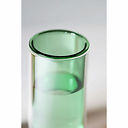 Vase en forme de tube Vert 16 cm