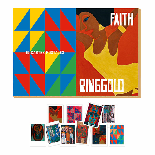 Lot de 10 Cartes postales Faith Ringgold