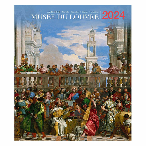 Calendrier 2024 Musée du Louvre - 15.5 x 18 cm