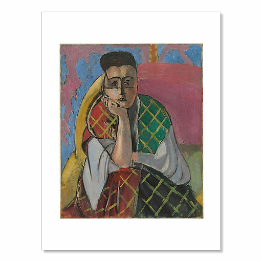 Reproduction Henri Matisse - Femme à la voilette, 1927 - 30 x 40 cm