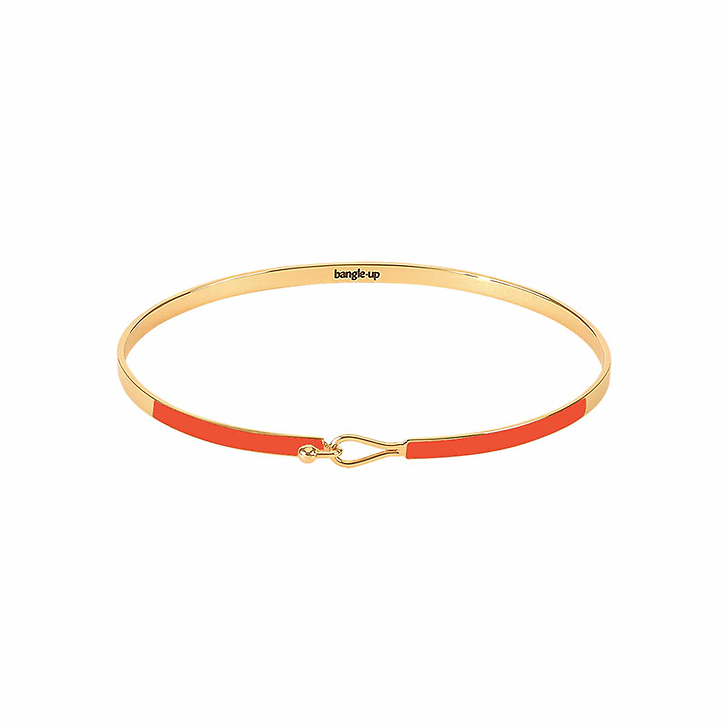 Lily Bracelet Orange Flame - bangle up