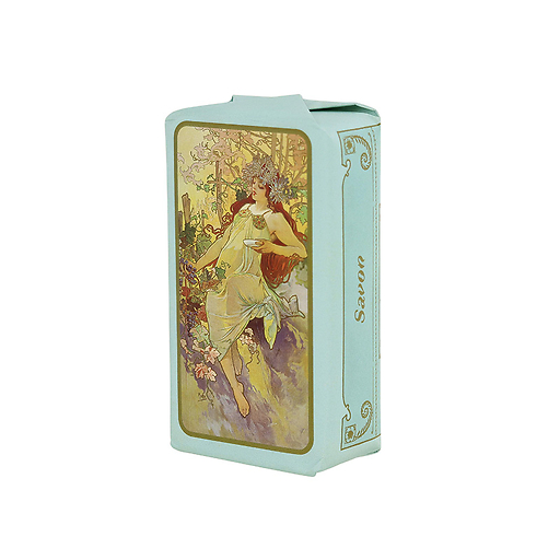 Aromatic Soap Cedar, amber and musk 150g - Alponse Mucha - Autumn, 1896