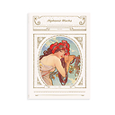 Mucha Notepad - Summer - decorative panel from the Seasons series