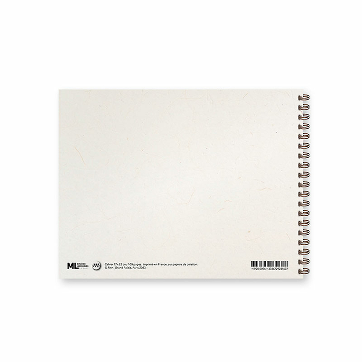 Cahier à spirale Léon Monet. Frère de l'artiste et collectionneur