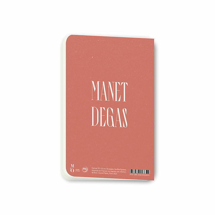 Carnet Édouard Manet / Edgar Degas - Femme regardant avec des jumelles, vers 1877 / Berthe Morisot à l'éventail, 1872