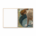 Spiral Notebook Édouard Manet / Edgar Degas - Woman in a tub, 1878 / The Tub, 1886