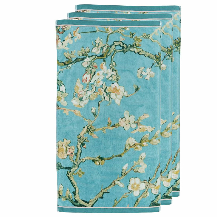 Set of 3 Towels 55x100 cm - Vincent van Gogh - Almond Blossom - Beddinghouse x Van Gogh Museum Amsterdam®