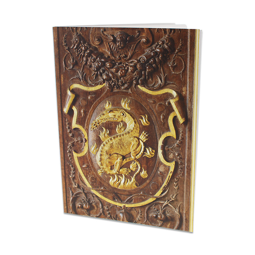 Notepad A5 - Salamander motif paneling