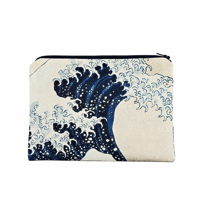 Trousse Katsushika Hokusai - La grande vague - 15x21 cm