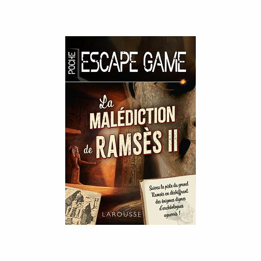 Escape game de poche La malédiction de Ramsès II