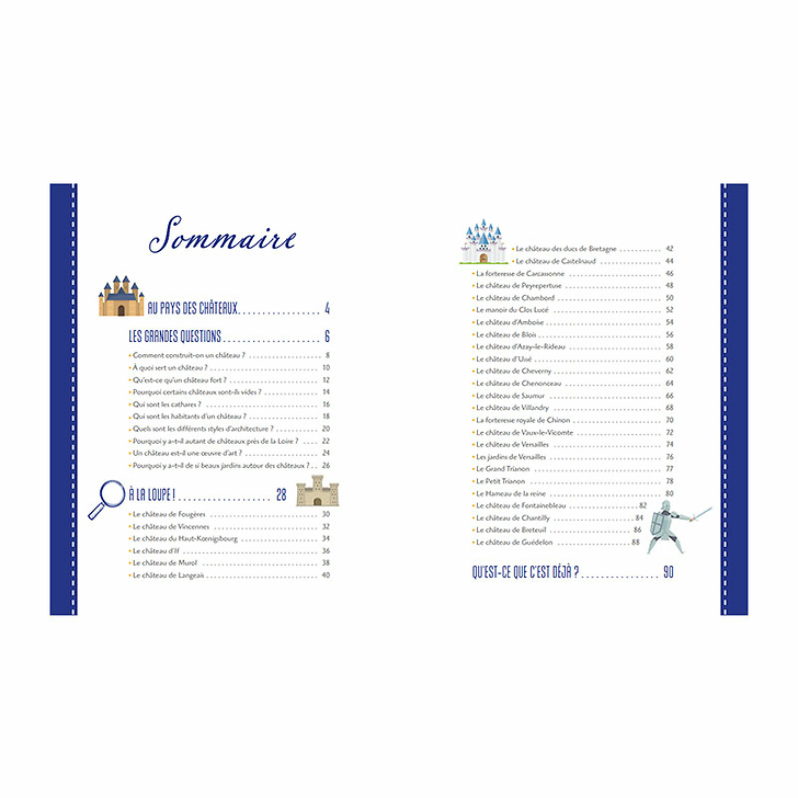 Les châteaux de France expliqués aux enfants
