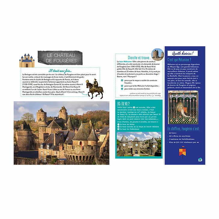 Les châteaux de France expliqués aux enfants