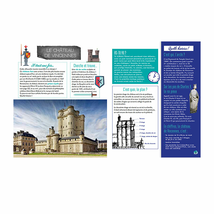 Les châteaux de France expliqués aux enfants