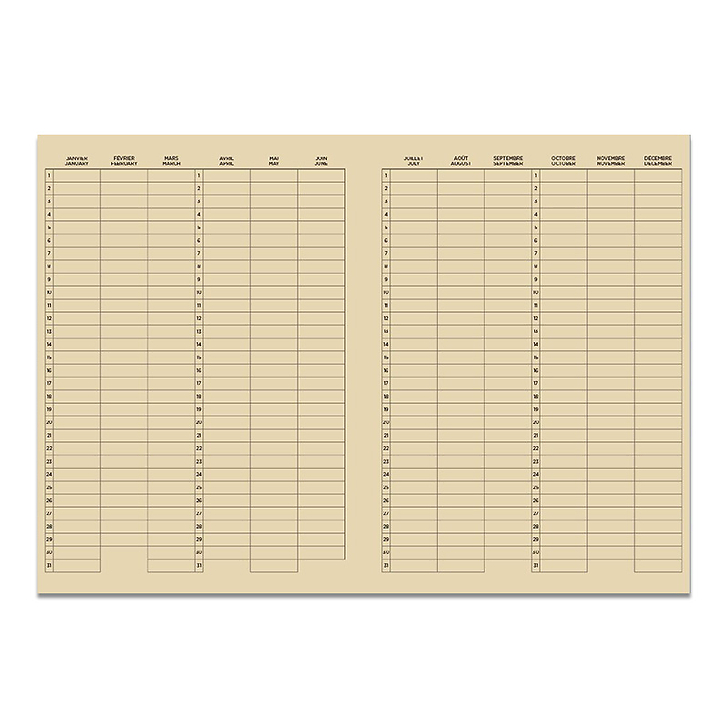 Carnet A6 Papier Tigre - Manet