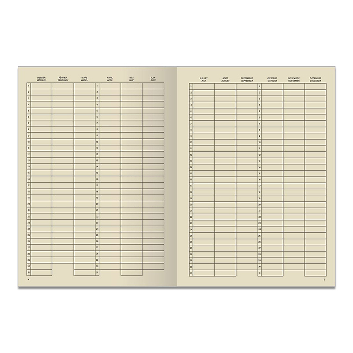 Notebook A5 Papier Tigre - station ST Lazare/ Monet