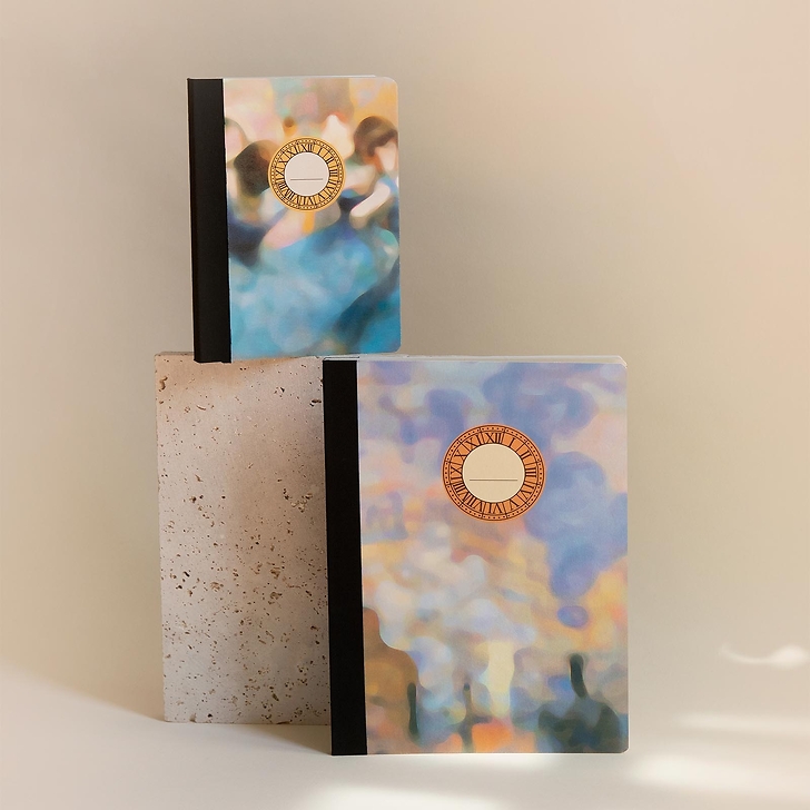 Cahier A5 Papier Tigre - Gare St Lazare/ Monet