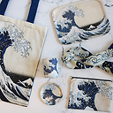 Tray Katsushika Hokusai - The great wave - 27x20 cm