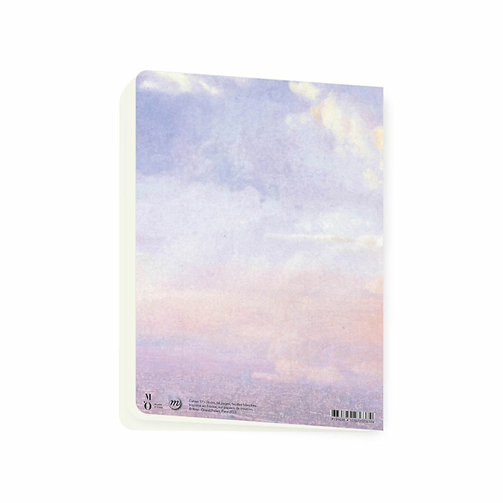 Cahier Victor Navlet - Vue générale de Paris, prise de l'Observatoire, en ballon, 1855