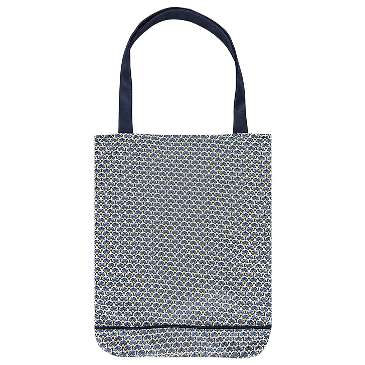 Sac imprimé éventails collection art nouveau 2022 36x41cm