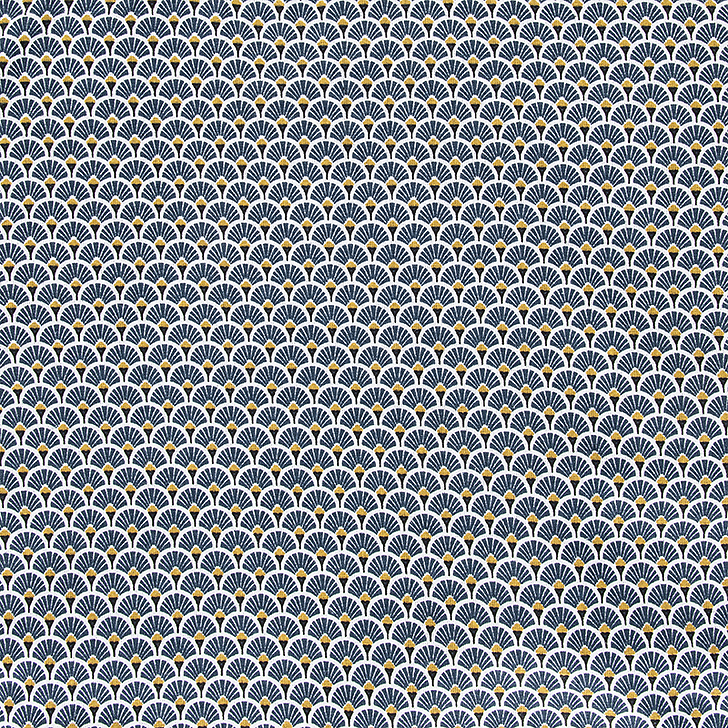 Sac imprimé éventails collection art nouveau 2022 36x41cm