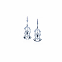 Boucles d'oreilles Art Nouveau