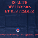 Tablier Égalité des hommes et des femmes - Conseil Constitutionnel