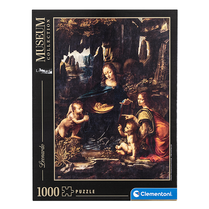 Puzzle 1000 pièces - La Vierge aux rochers, Léonard de Vinci