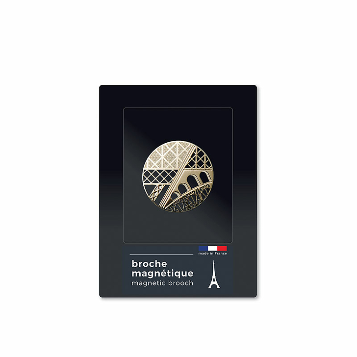 Broche Magnétique Strass Brillante - Accessoire Bijou Pour écharpe, Foulard, Vêtements